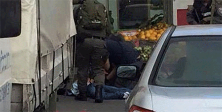 Soldados de la ocupación israelí disparan a un palestino de doce años